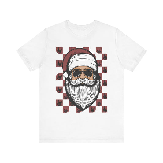 Cool Santa Graphic Unisex Tee - Perfect for Holiday Cheer