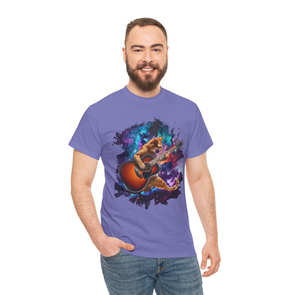 Music Lover Tee - Rock'n'Roll Cat Shirt