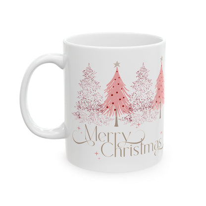 Merry Christmas Ceramic Mug – Festive Holiday Drinkware (11oz, 15oz)