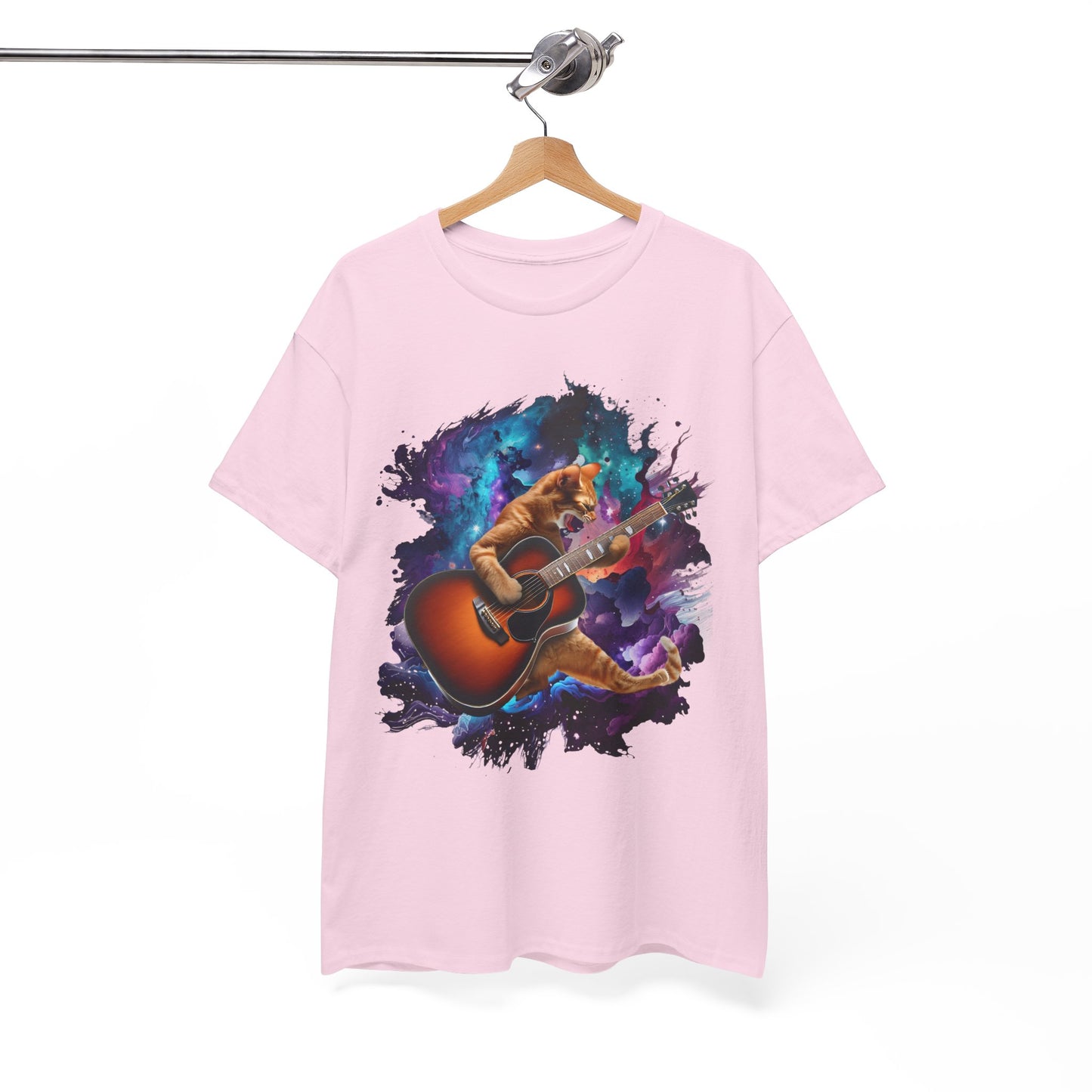 Music Lover Tee - Rock'n'Roll Cat Shirt