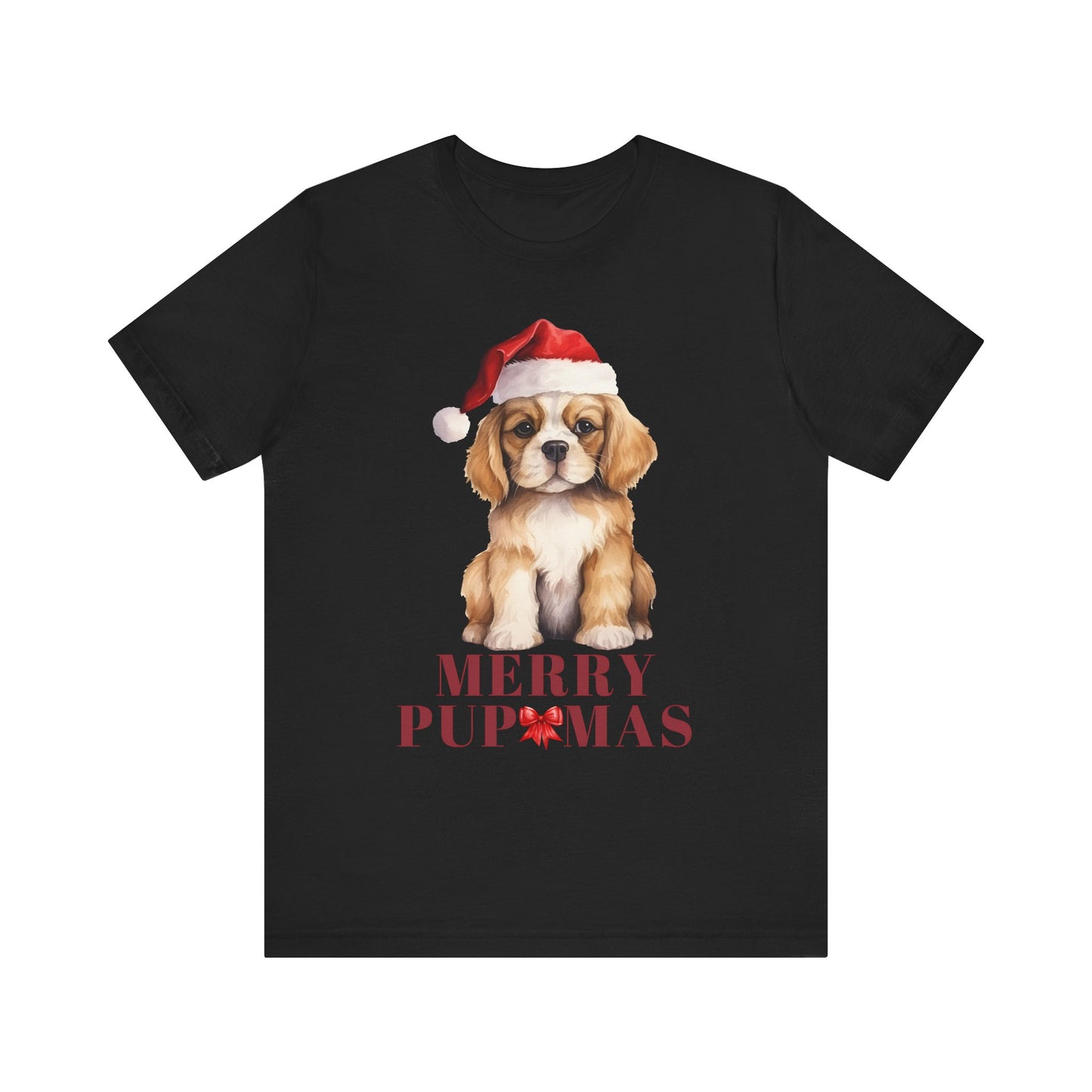 Merry Pupmas Unisex Tee - Holiday Dog Graphic Shirt