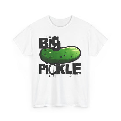 Funny Big Pickle Unisex Cotton Tee - Humor Apparel for Gifting & Everyday Wear