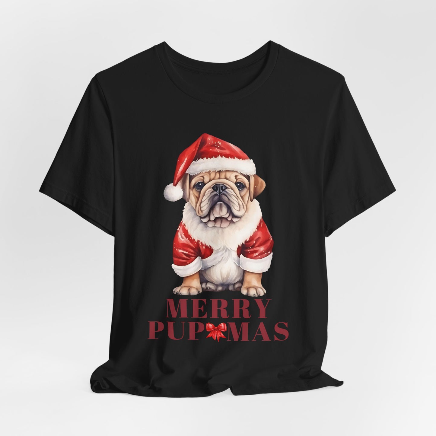 Merry Pupmas Unisex Jersey Tee - Perfect Holiday Dog T-Shirt