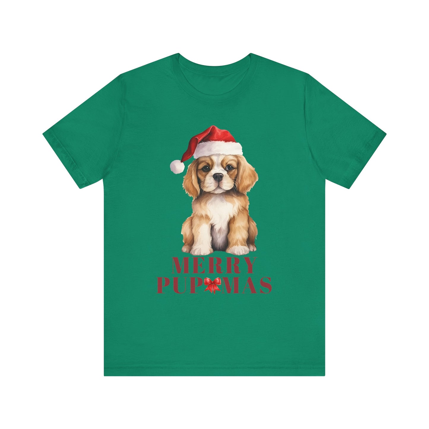 Merry Pupmas Unisex Tee - Holiday Dog Graphic Shirt