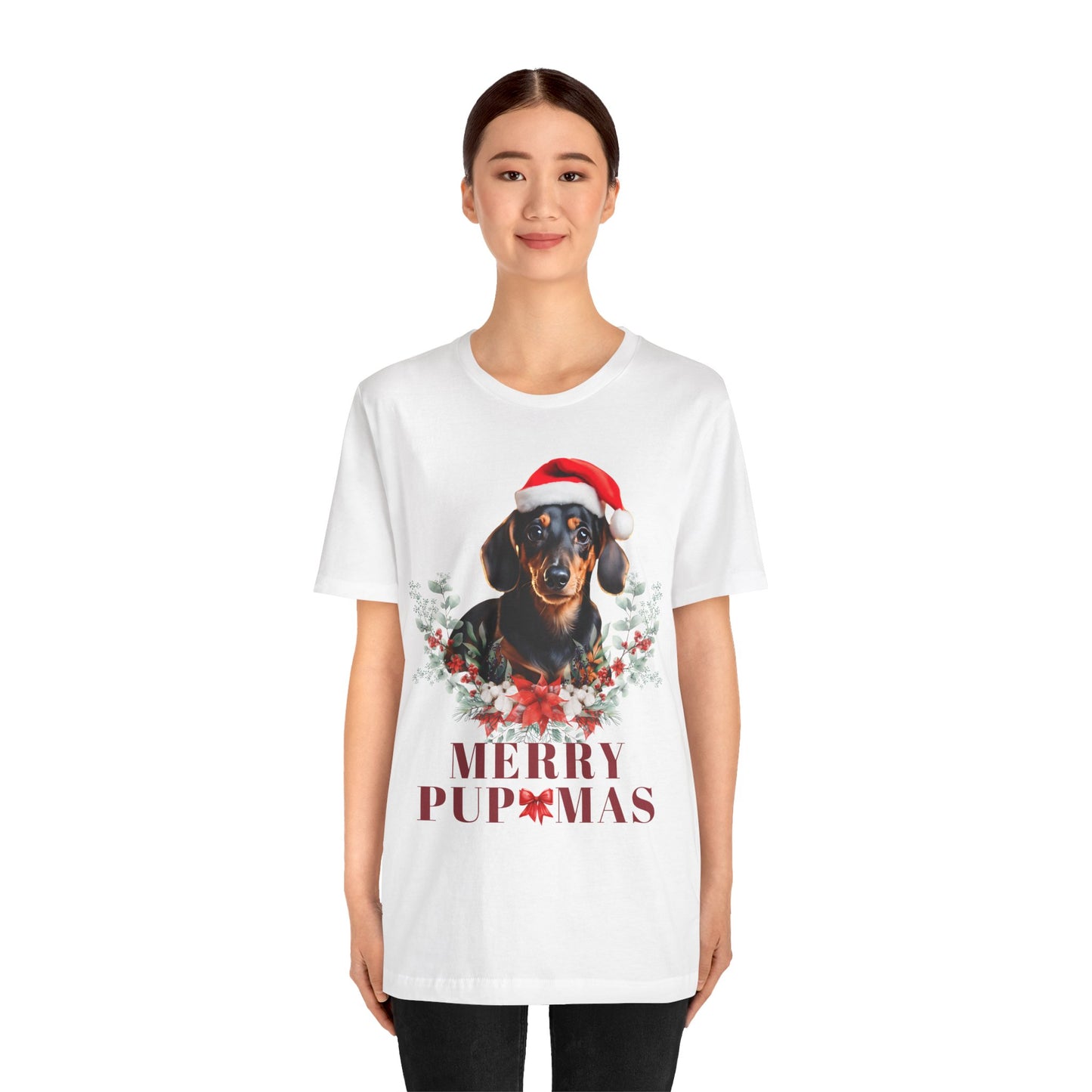 Merry Pupmas Unisex T-Shirt - Festive Dog Christmas Tee