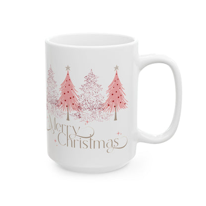 Merry Christmas Ceramic Mug – Festive Holiday Drinkware (11oz, 15oz)