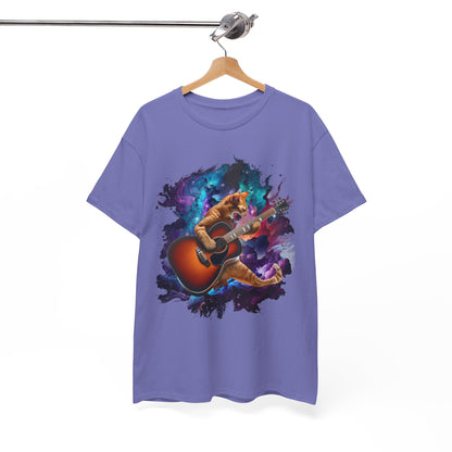 Music Lover Tee - Rock'n'Roll Cat Shirt