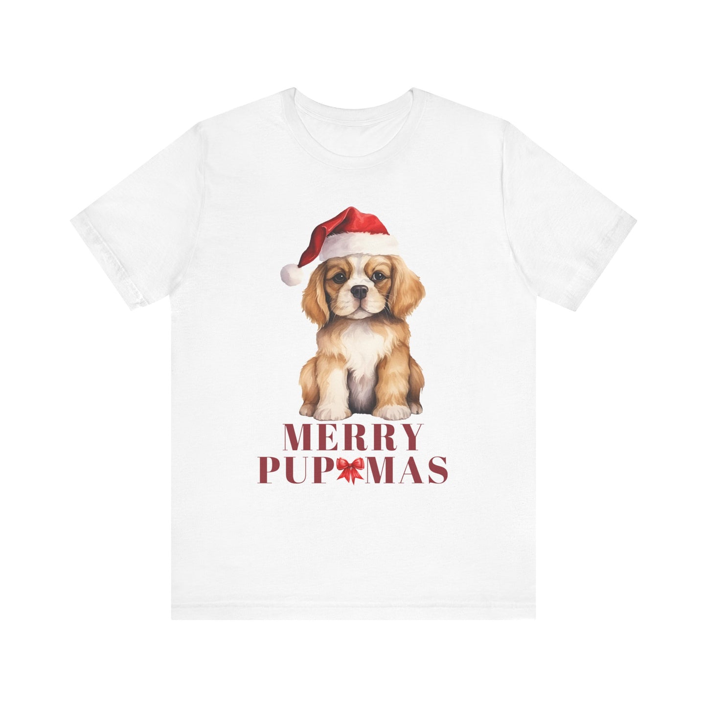 Merry Pupmas Unisex Tee - Holiday Dog Graphic Shirt