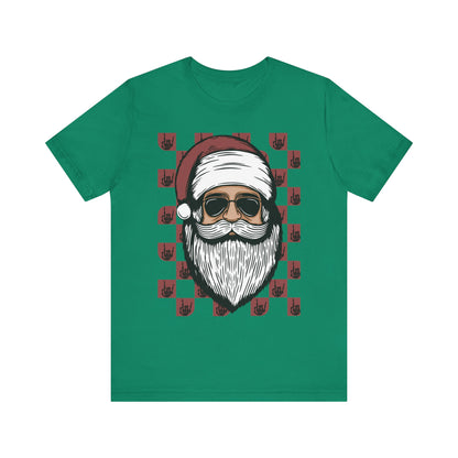 Cool Santa Graphic Unisex Tee - Perfect for Holiday Cheer