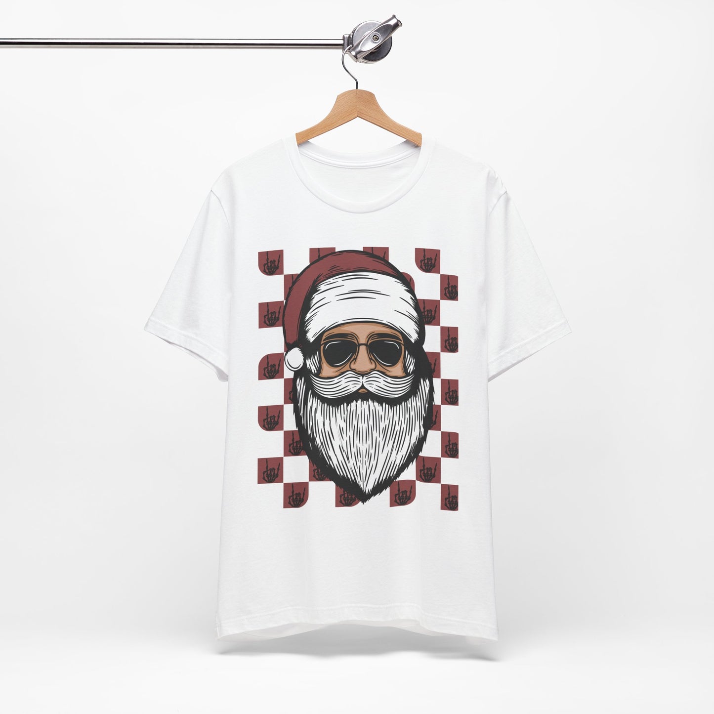 Cool Santa Graphic Unisex Tee - Perfect for Holiday Cheer