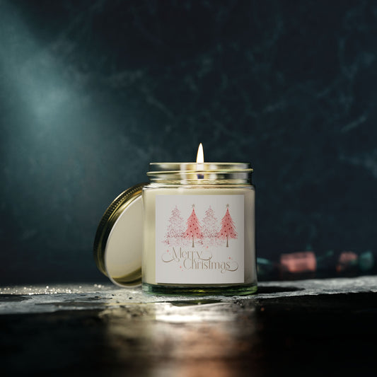 Merry Christmas Scented Candles (4oz, 9oz)