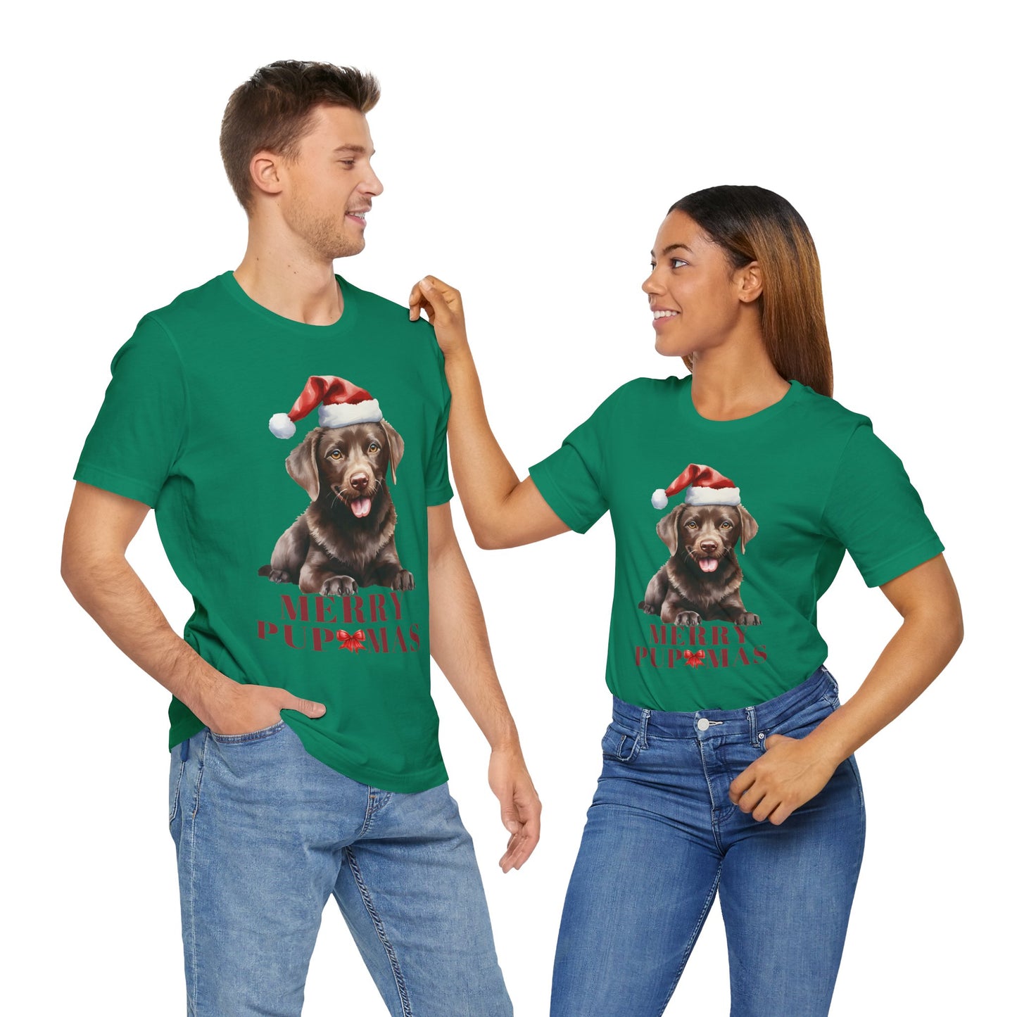 Merry Pupmas Unisex Jersey Tee – Perfect Holiday Dog Lover Shirt