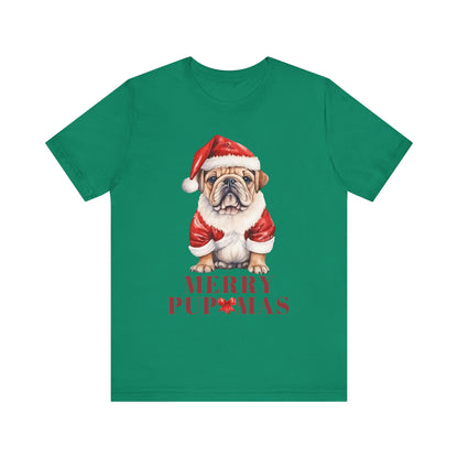 Merry Pupmas Unisex Jersey Tee - Perfect Holiday Dog T-Shirt