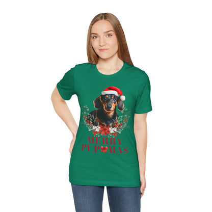 Merry Pupmas Unisex T-Shirt - Festive Dog Christmas Tee