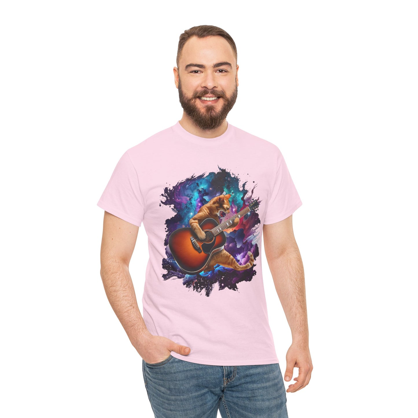 Music Lover Tee - Rock'n'Roll Cat Shirt