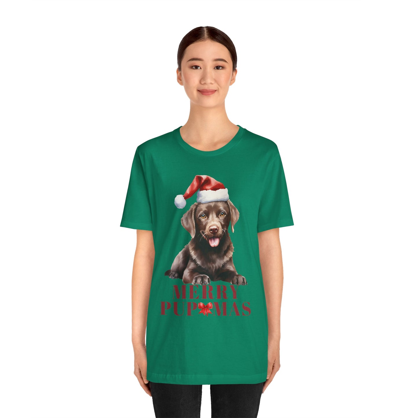 Merry Pupmas Unisex Jersey Tee – Perfect Holiday Dog Lover Shirt