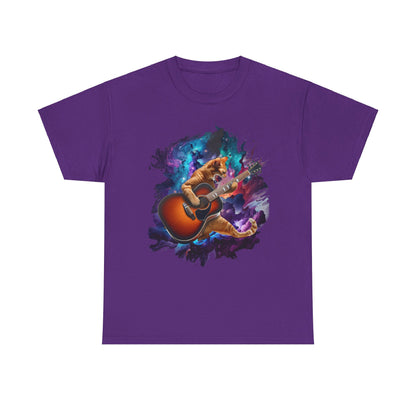 Music Lover Tee - Rock'n'Roll Cat Shirt