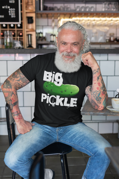 Big Pickle Unisex Heavy Cotton Tee - Fun & Quirky T-Shirt for Pickle Lovers