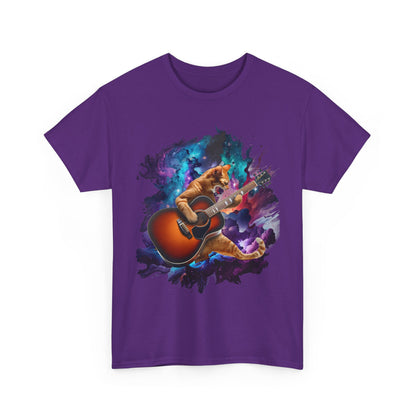 Music Lover Tee - Rock'n'Roll Cat Shirt