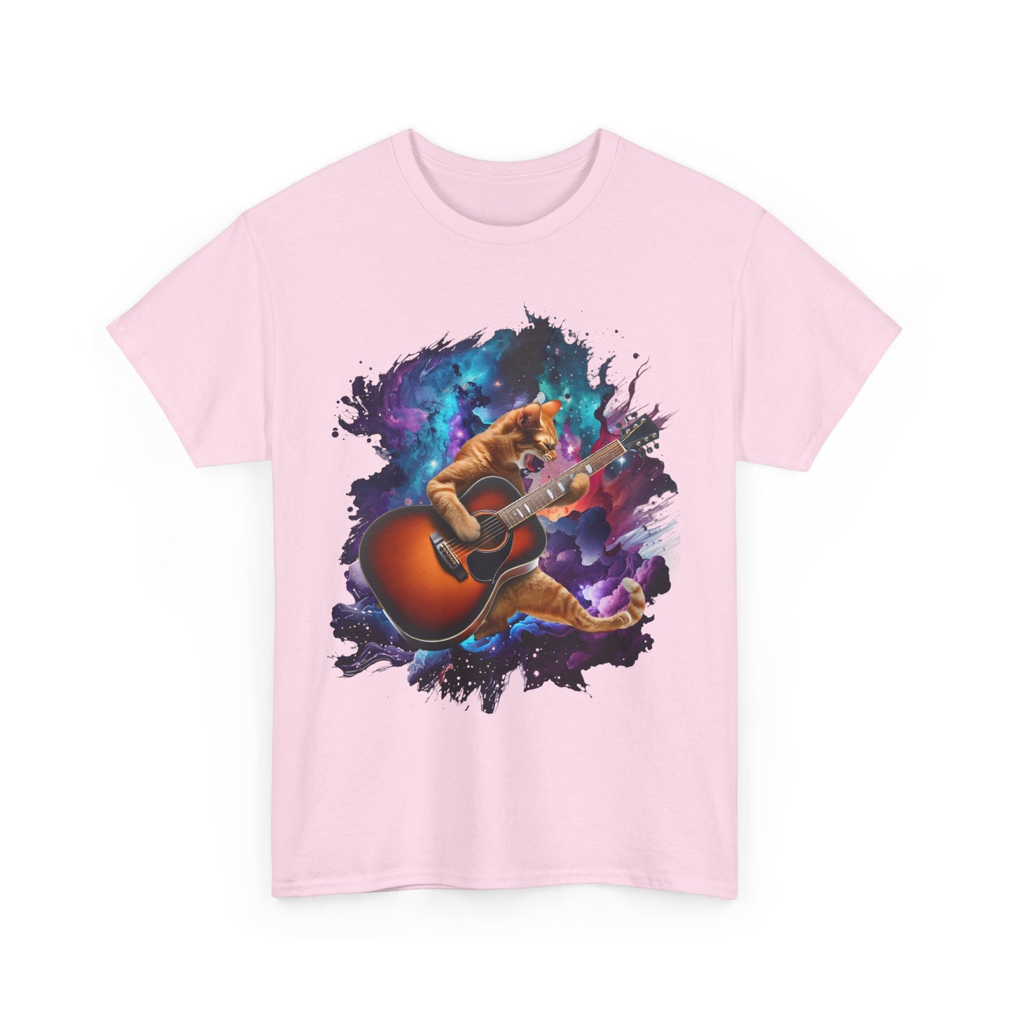 Music Lover Tee - Rock'n'Roll Cat Shirt