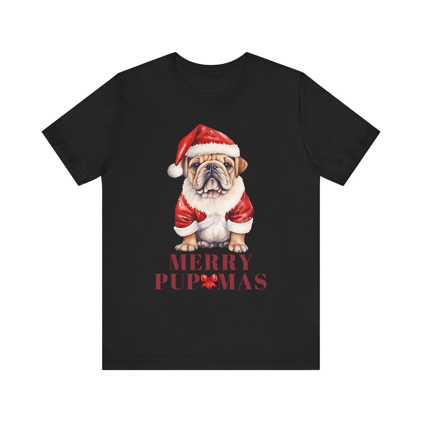 Merry Pupmas Unisex Jersey Tee - Perfect Holiday Dog T-Shirt