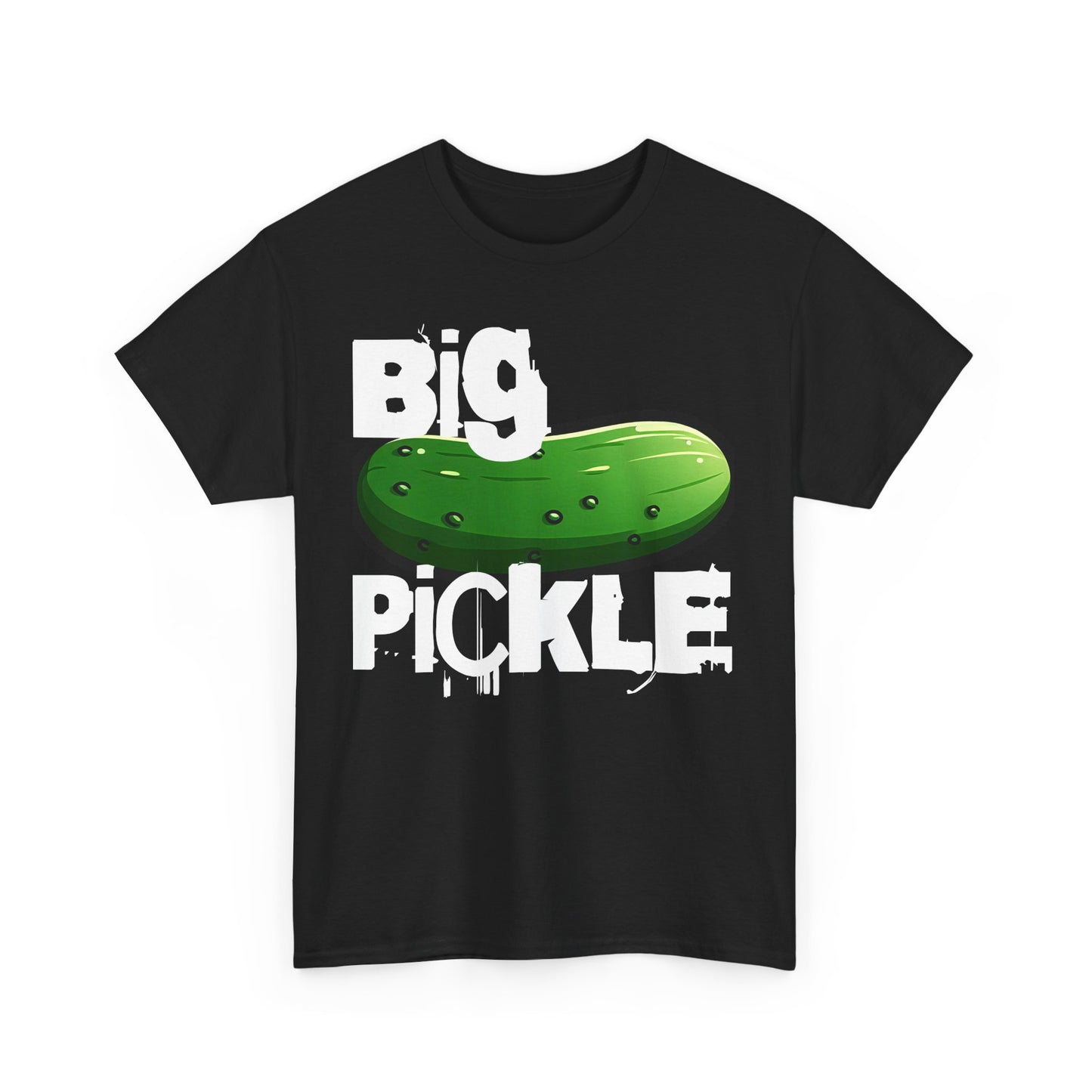 Big Pickle Unisex Heavy Cotton Tee - Fun & Quirky T-Shirt for Pickle Lovers