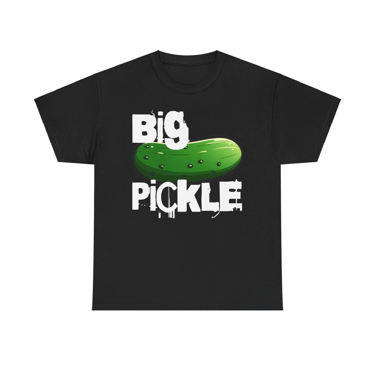 Big Pickle Unisex Heavy Cotton Tee - Fun & Quirky T-Shirt for Pickle Lovers