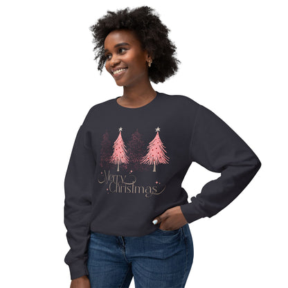 Merry Christmas Unisex Lightweight Sweatshirt