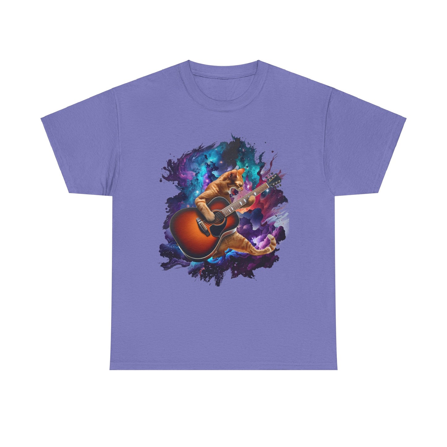 Music Lover Tee - Rock'n'Roll Cat Shirt