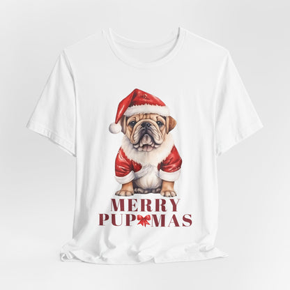 Merry Pupmas Unisex Jersey Tee - Perfect Holiday Dog T-Shirt