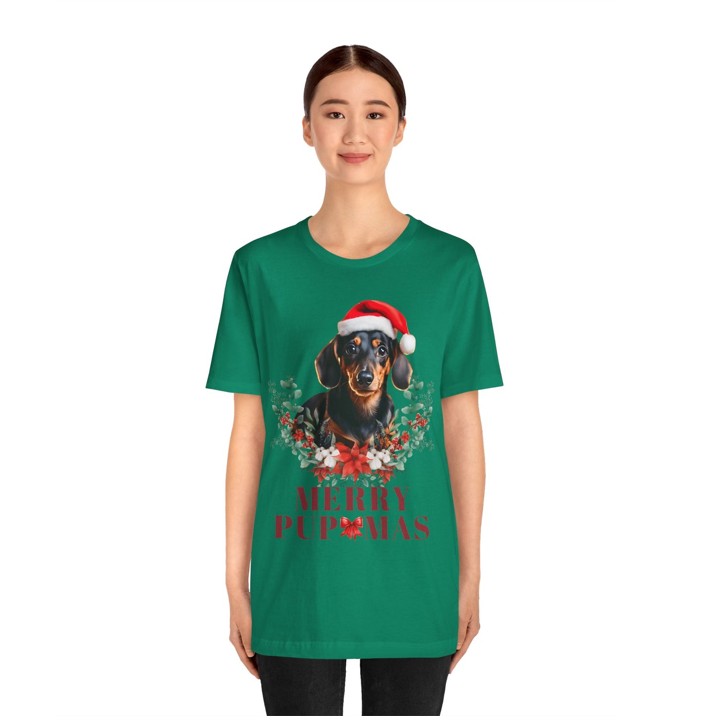 Merry Pupmas Unisex T-Shirt - Festive Dog Christmas Tee