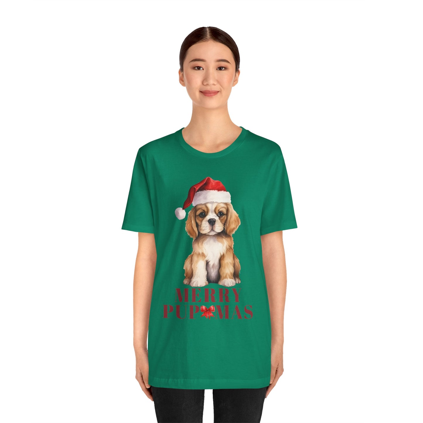 Merry Pupmas Unisex Tee - Holiday Dog Graphic Shirt