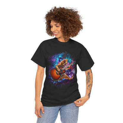 Music Lover Tee - Rock'n'Roll Cat Shirt