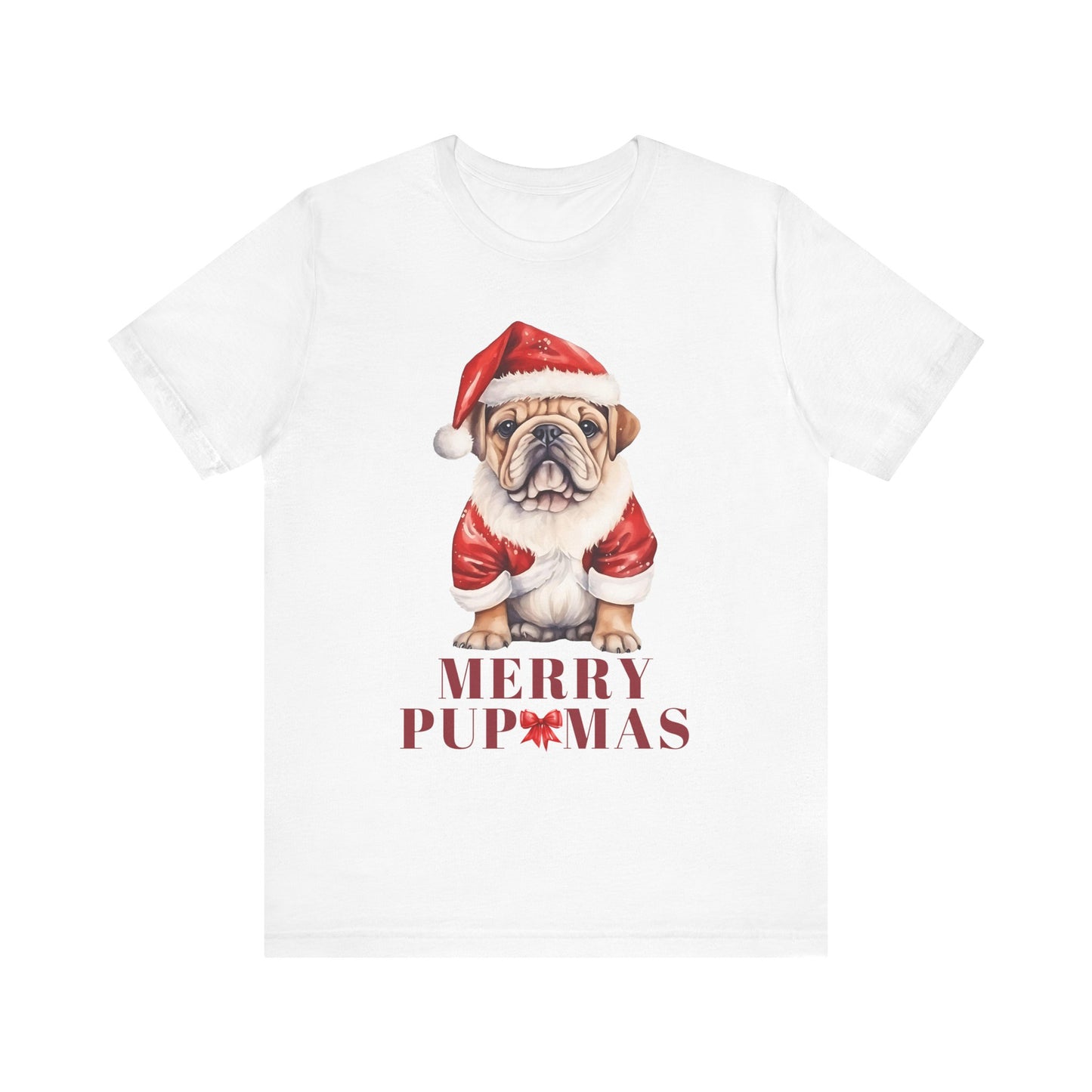 Merry Pupmas Unisex Jersey Tee - Perfect Holiday Dog T-Shirt