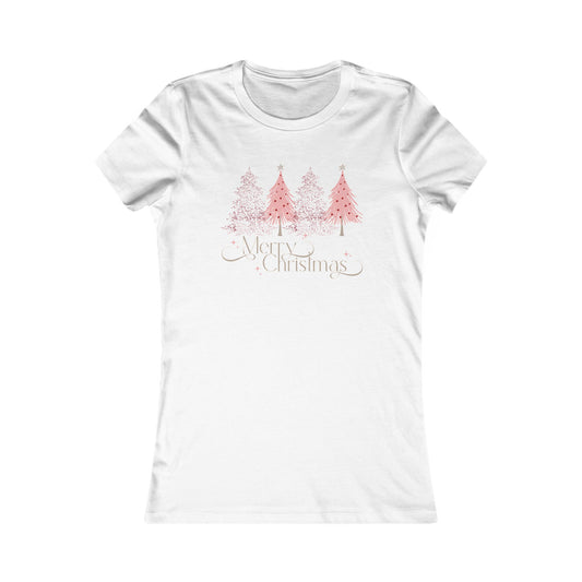 Merry Christmas Women's Favorite Tee - Festive Holiday Shirt