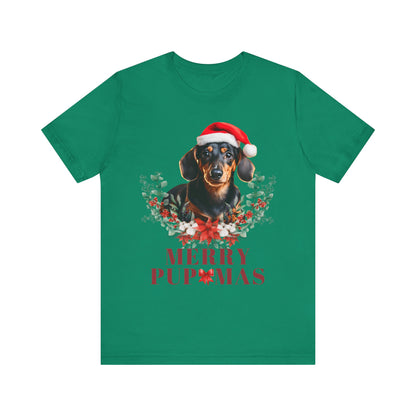 Merry Pupmas Unisex T-Shirt - Festive Dog Christmas Tee