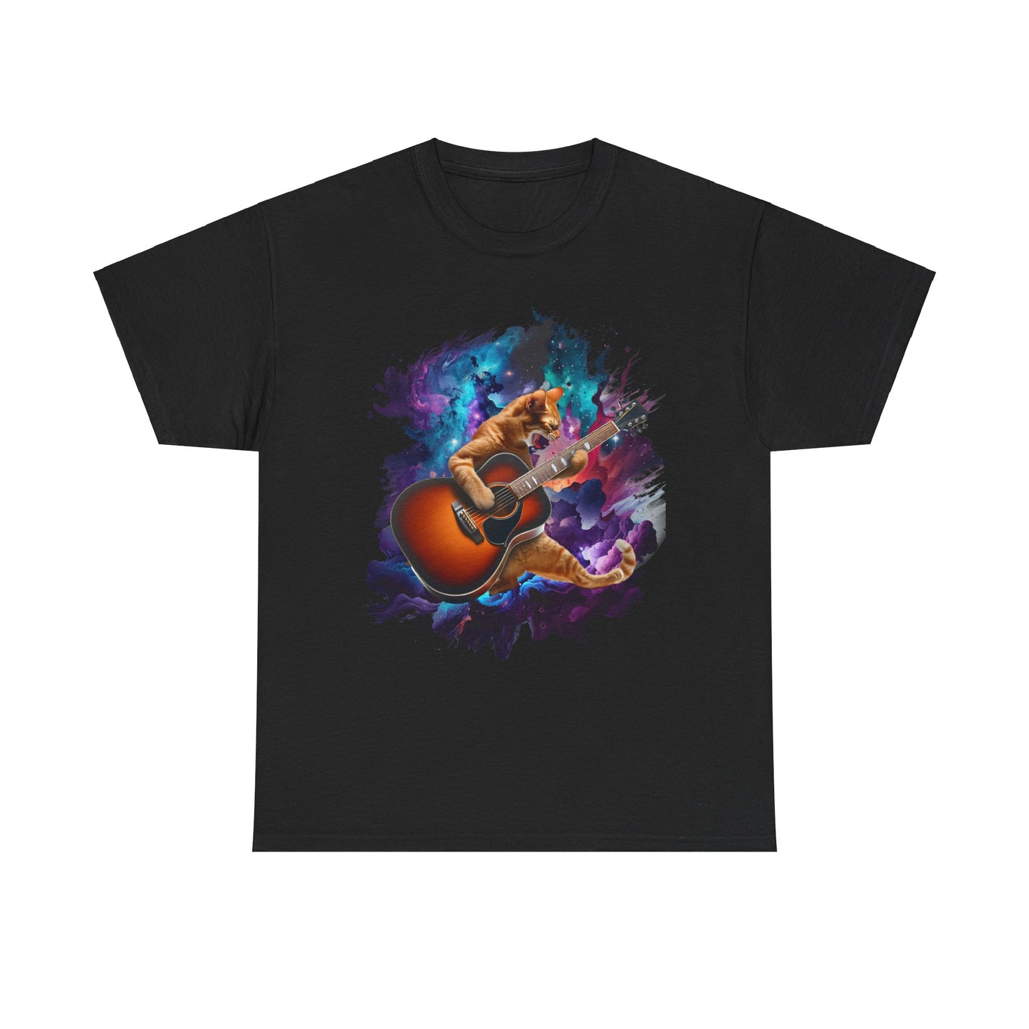 Music Lover Tee - Rock'n'Roll Cat Shirt