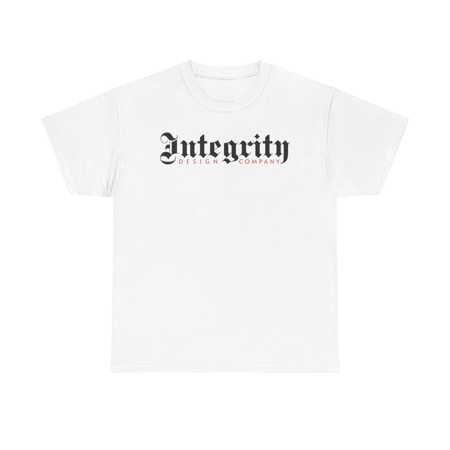 Integrity Design Graphic - Front Graphic Only - White - Tee Express Delivery available