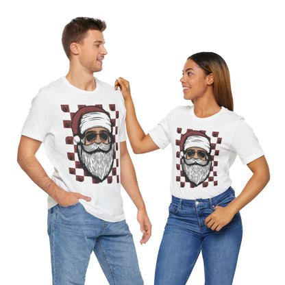 Cool Santa Graphic Unisex Tee - Perfect for Holiday Cheer