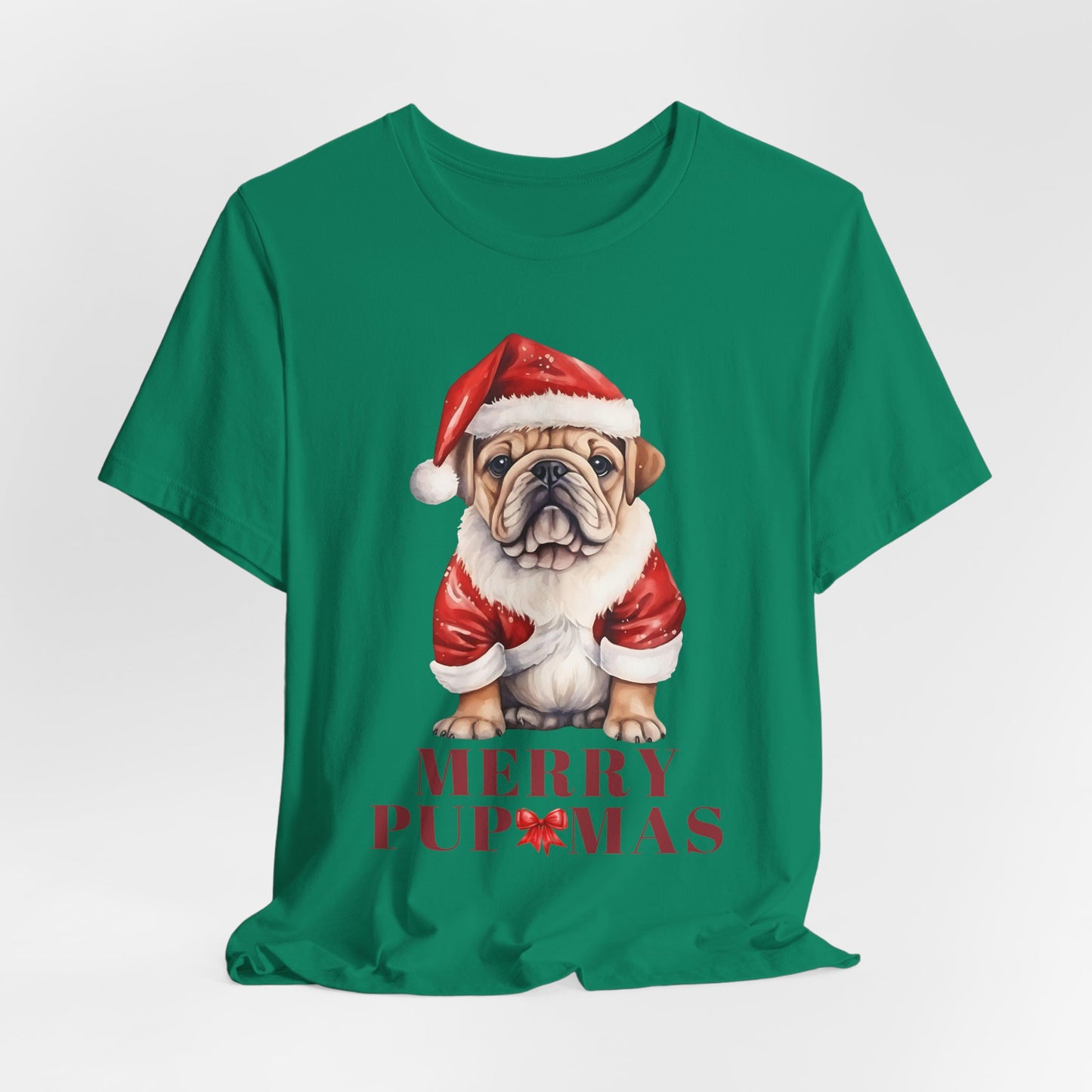 Merry Pupmas Unisex Jersey Tee - Perfect Holiday Dog T-Shirt