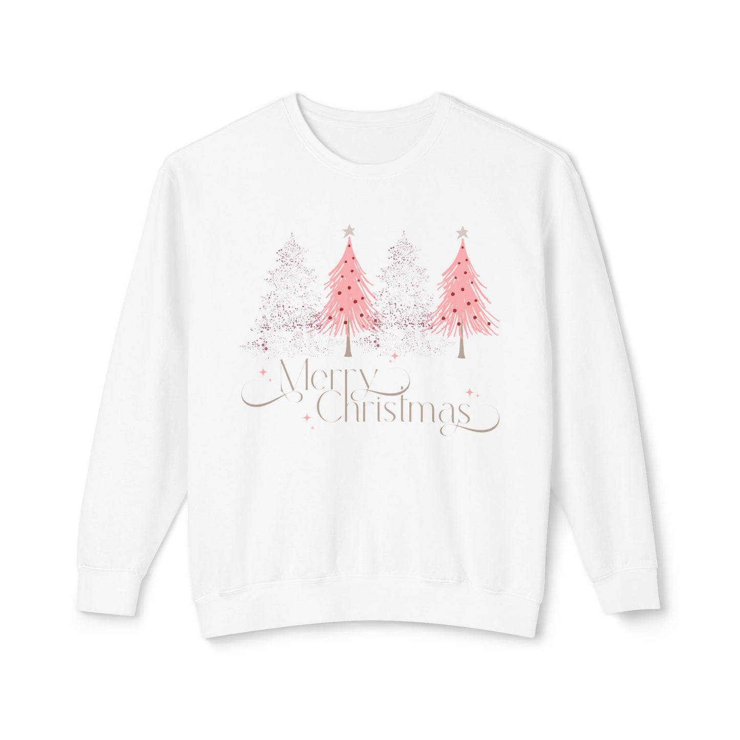 Merry Christmas Unisex Lightweight Sweatshirt